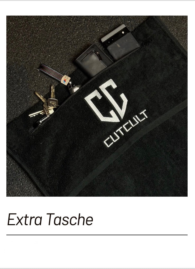 Rutschfestes Gym-Handtuch mit Tasche